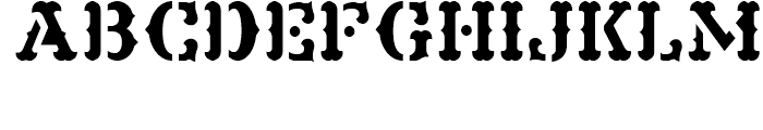 Waxahachie NF Regular Font UPPERCASE