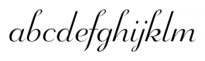 Wagner Script Pro Regular Font LOWERCASE