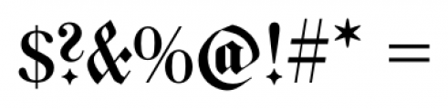 Walbaum Fraktur Regular Font OTHER CHARS