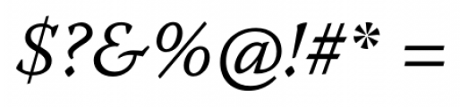 Warnock Pro Caption Light Italic Font OTHER CHARS