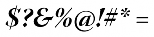 Warnock Pro Display Bold Italic Font OTHER CHARS