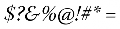 Warnock Pro Subhead Italic Font OTHER CHARS