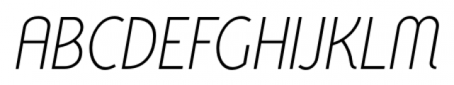 Wasabi Light Italic Font UPPERCASE