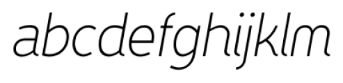 Wasabi Light Italic Font LOWERCASE