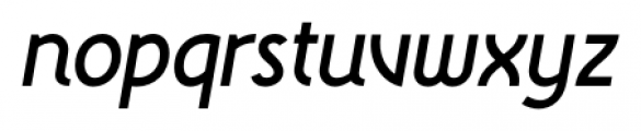 Wasabi Medium Italic Font LOWERCASE