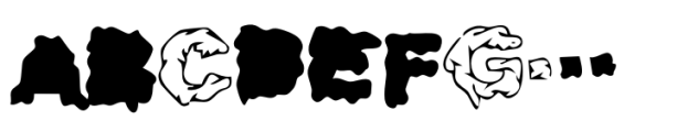 WAXtypejgp Regular Font UPPERCASE