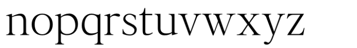 Wacian Serif Regular Font LOWERCASE