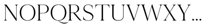 Wacian Serif Thin Font UPPERCASE