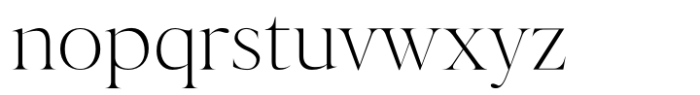 Wacian Serif Thin Font LOWERCASE