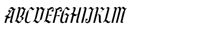 Wadepak  Italic Font UPPERCASE