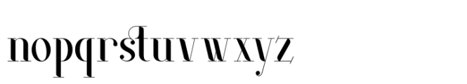Wafero Regular Font LOWERCASE