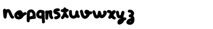 Waffly Font LOWERCASE