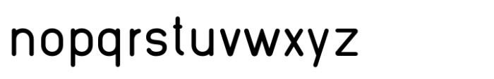 Wafterby Round Cap Font LOWERCASE