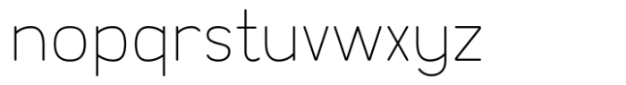 Wagomu Hairline Font LOWERCASE