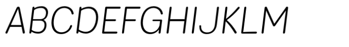 Wagomu Thin Italic Font UPPERCASE