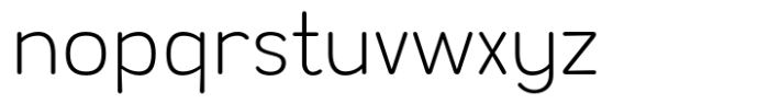 Wagomu Thin Font LOWERCASE
