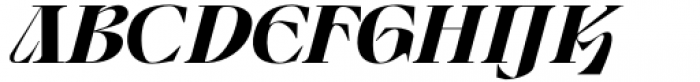 Wagon Black Italic Font UPPERCASE