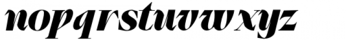 Wagon Black Italic Font LOWERCASE
