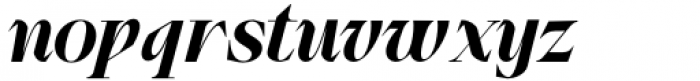 Wagon Bold Italic Font LOWERCASE