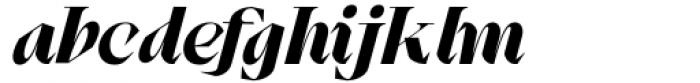 Wagon Extra Bold Italic Font LOWERCASE