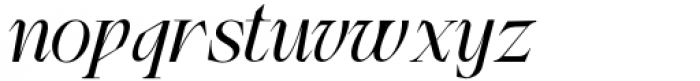 Wagon Italic Font LOWERCASE