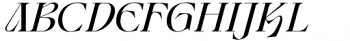 Wagon Medium Italic Font UPPERCASE