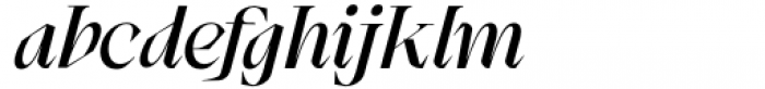 Wagon Medium Italic Font LOWERCASE