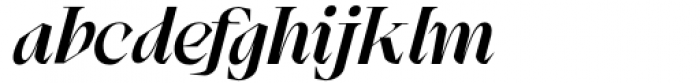 Wagon Semi Bold Italic Font LOWERCASE