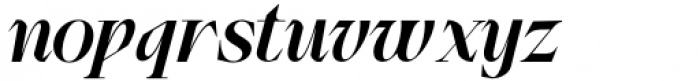Wagon Semi Bold Italic Font LOWERCASE