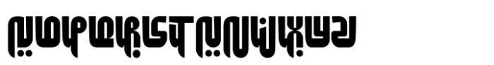 Wahiej Font UPPERCASE