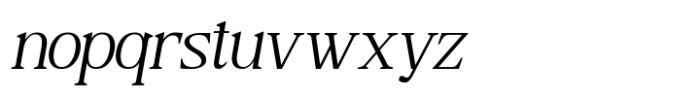 Wahiyang Italic Font LOWERCASE
