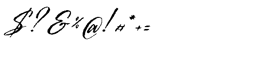 Waiting Cassey Italic Font OTHER CHARS
