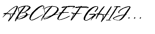 Waiting Cassey Italic Font UPPERCASE