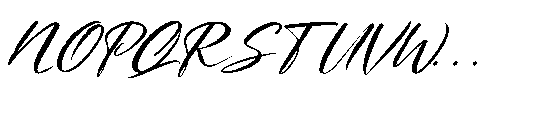 Waiting Cassey Italic Font UPPERCASE