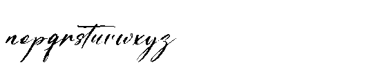 Waiting Cassey Italic Font LOWERCASE