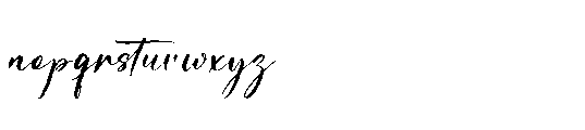 Waiting Cassey Regular Font LOWERCASE
