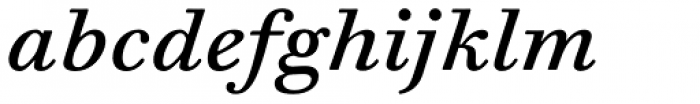 Walbaum 06 pt Italic Font LOWERCASE