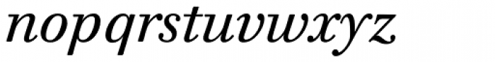 Walbaum 10 XL Pro Italic Font LOWERCASE