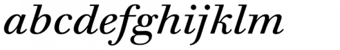 Walbaum 12 pt Italic Font LOWERCASE