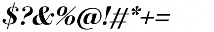 Walbaum 120 Medium Pro Bold Italic Font OTHER CHARS