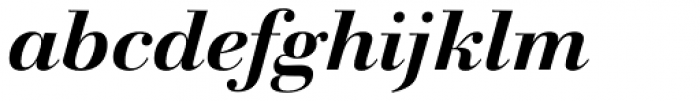Walbaum 120 Medium Pro Bold Italic Font LOWERCASE