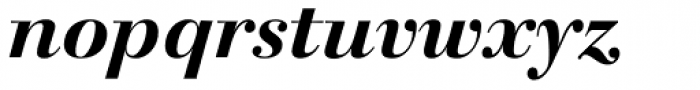 Walbaum 120 Medium Pro Bold Italic Font LOWERCASE