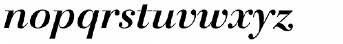 Walbaum 120 Pro Bold Italic Font LOWERCASE
