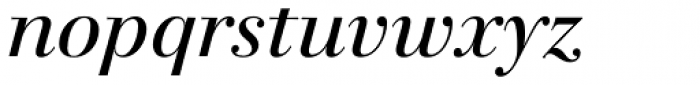 Walbaum 120 XL Medium Pro Italic Font LOWERCASE