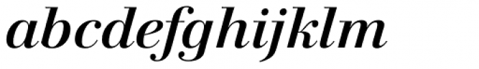Walbaum 120 XL Pro Bold Italic Font LOWERCASE