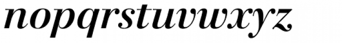 Walbaum 120 XL Pro Bold Italic Font LOWERCASE