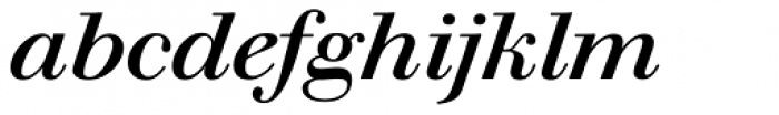 Walbaum 18 pt Medium Italic Font LOWERCASE