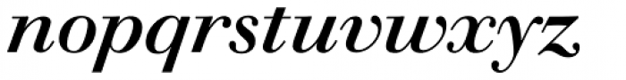 Walbaum 18 pt Medium Italic Font LOWERCASE