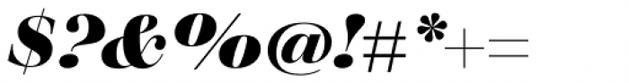 Walbaum 60 pt Bold Italic Font OTHER CHARS