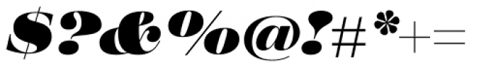 Walbaum 60 pt Heavy Italic Font OTHER CHARS